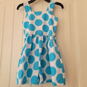 Girls polka dot romper